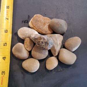 round river rock decorative stone