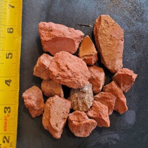 crushed red brick decorative stone